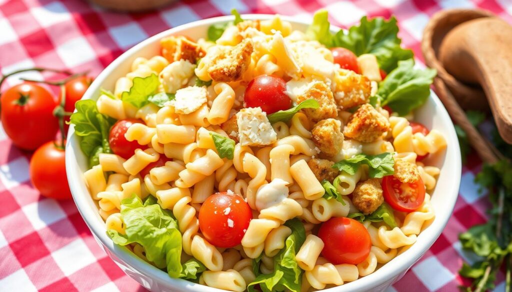 romaine pasta salad