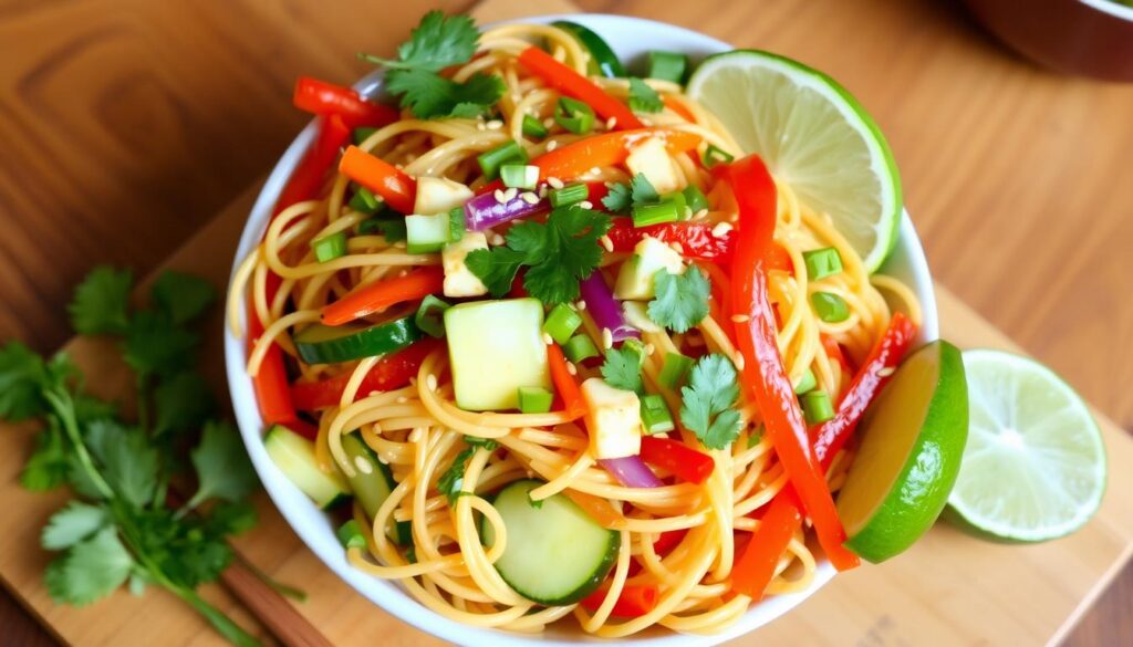 asian spaghetti salad