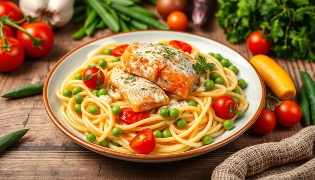 canned salmon pasta recipes