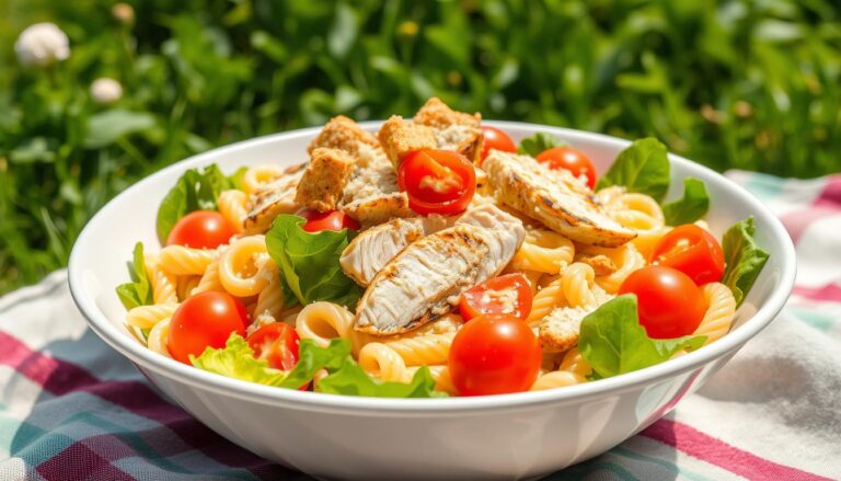 chicken caesar pasta salad