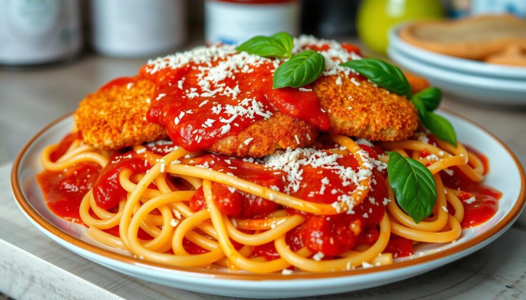 chicken parmesan pasta