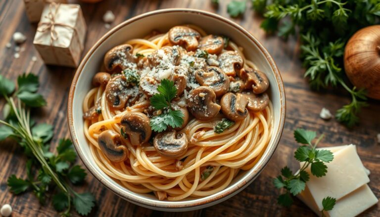 creamy mushroom pasta