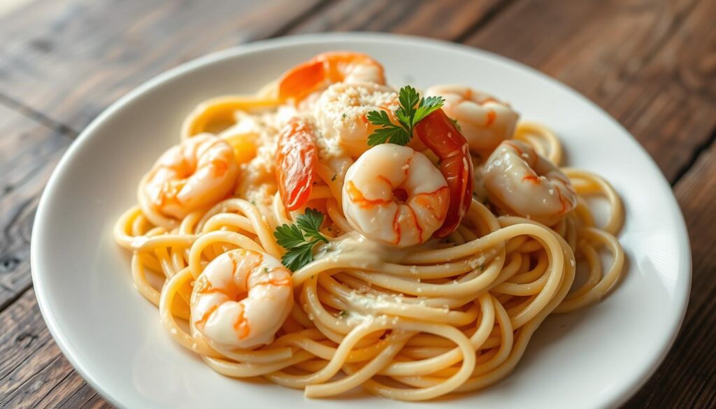 creamy shrimp pasta