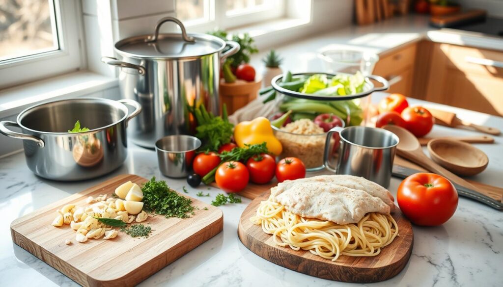 kitchen tools for chicken pasta meals