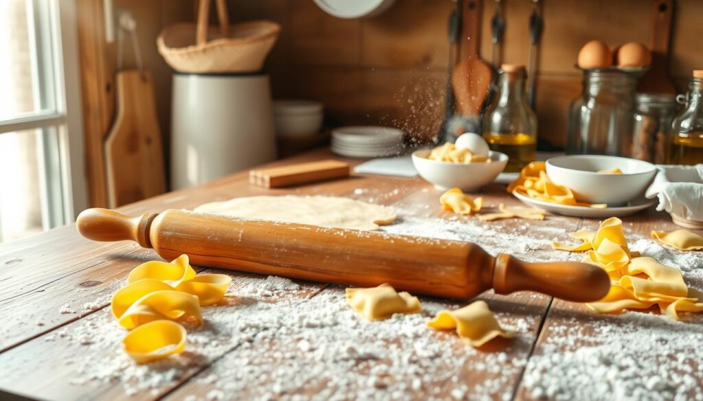 making fresh pasta