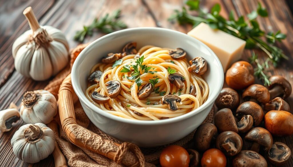 mushroom pasta recipe