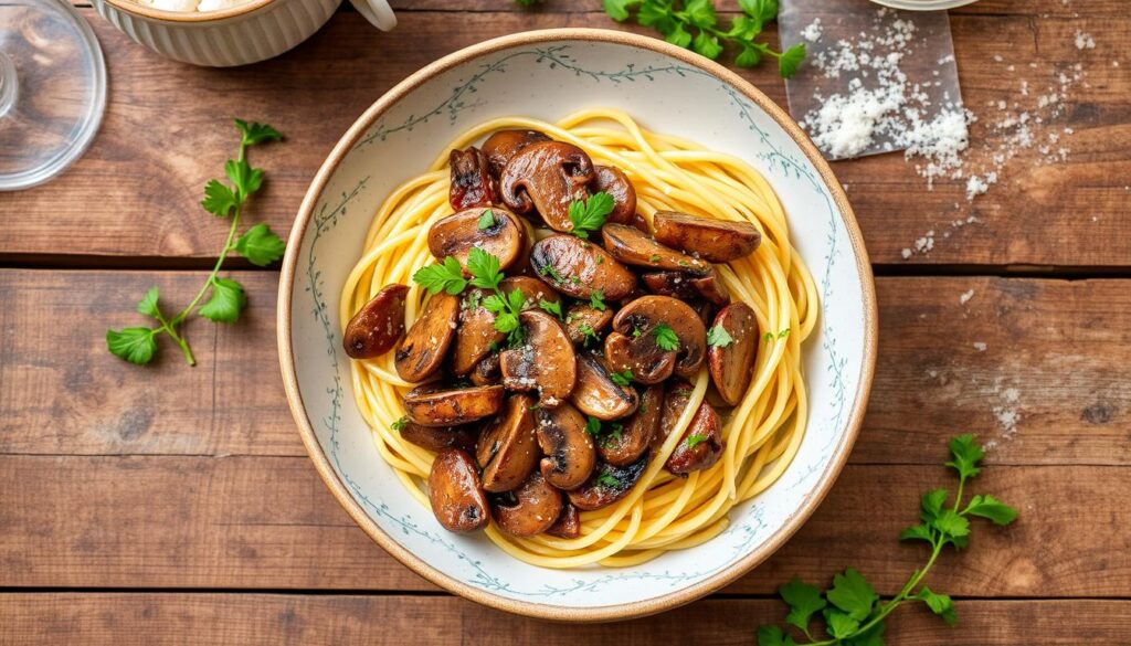 pasta with mushrooms