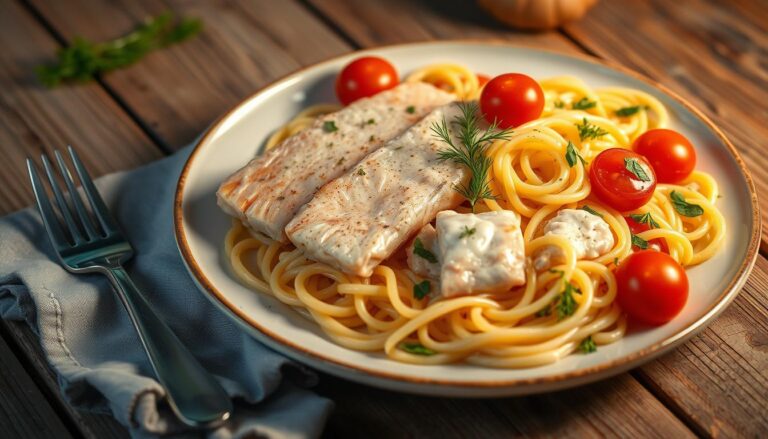 salmon pasta