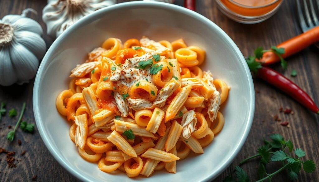 shredded chicken pasta recipes