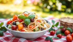 spaghetti pasta salad