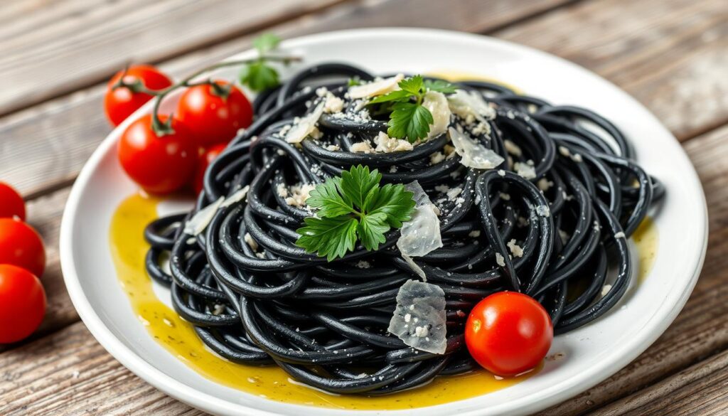 squid ink pasta