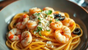 Seafood carbonara