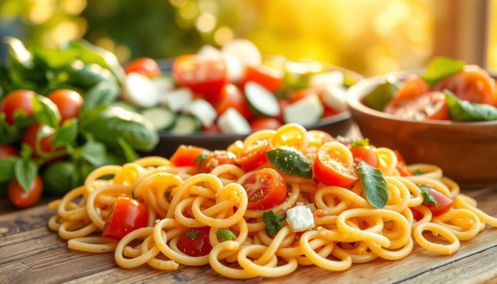 Summer pasta salad