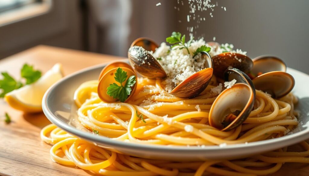 pasta with clams